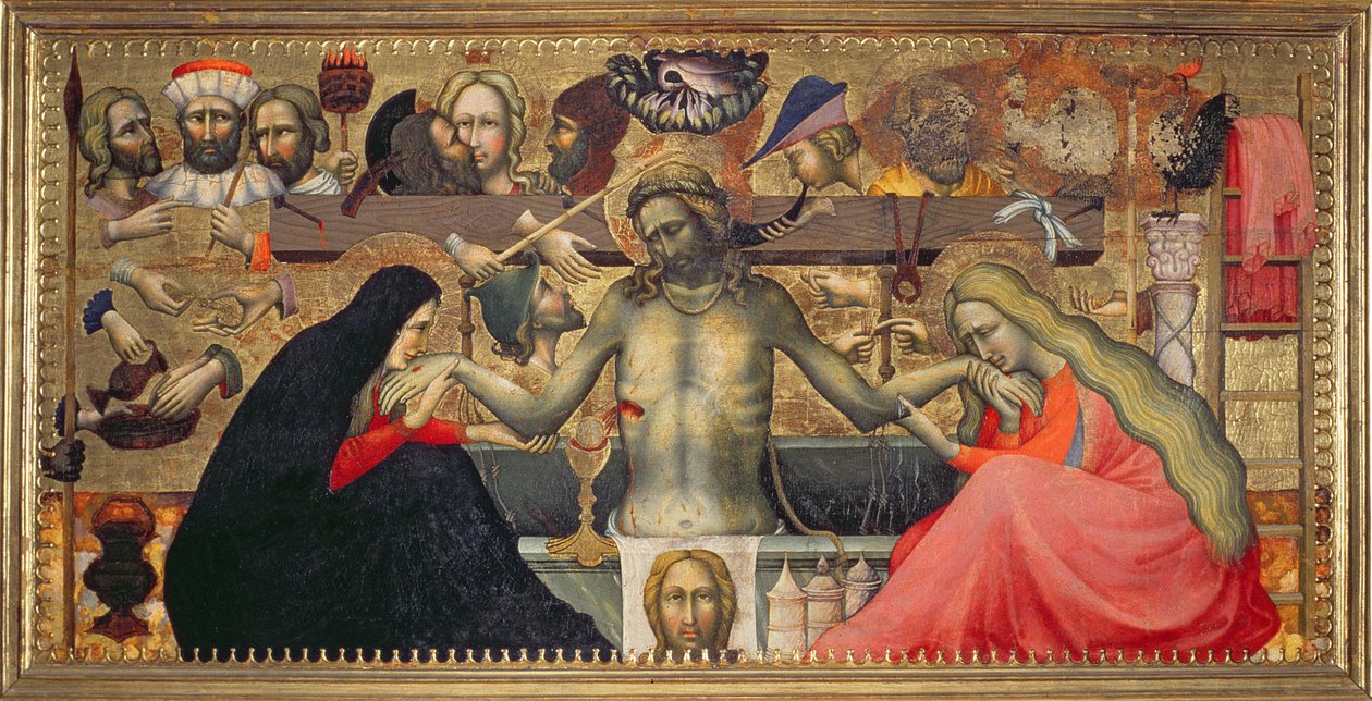Homme de douleurs avec les instruments de la Passion - Master of the Straus Madonna