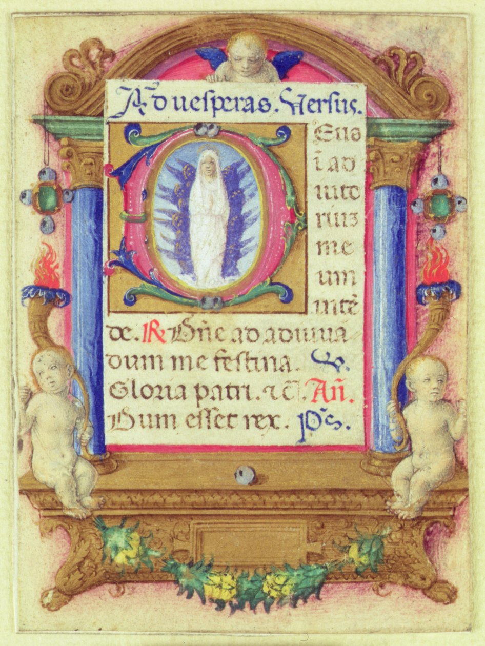 Vierge en gloire - Master of the della Rovere Missals Master of the della Rovere Missals