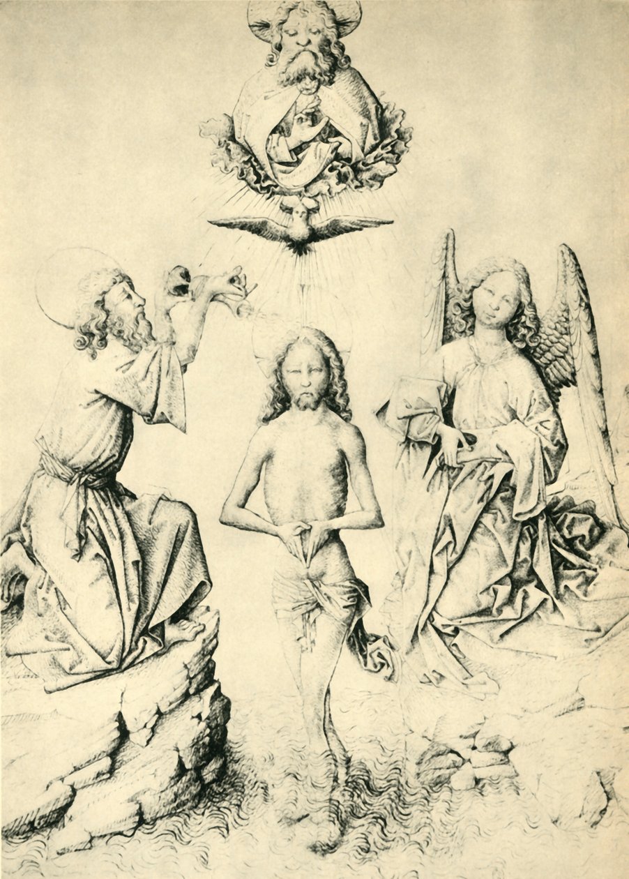 Le baptême du Christ, 1445-1450, 1943 - Master ES
