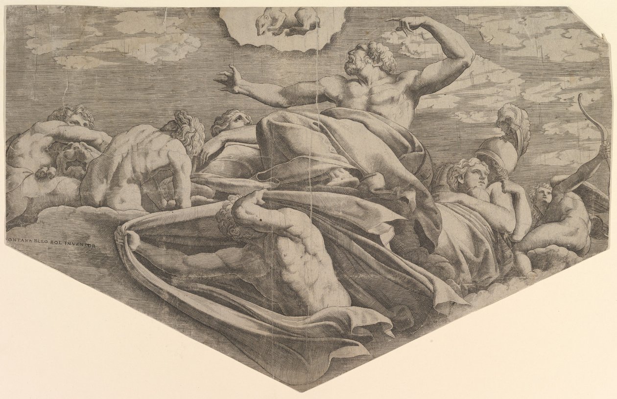 Jupiter et Callisto, 1540-56 - Master FG