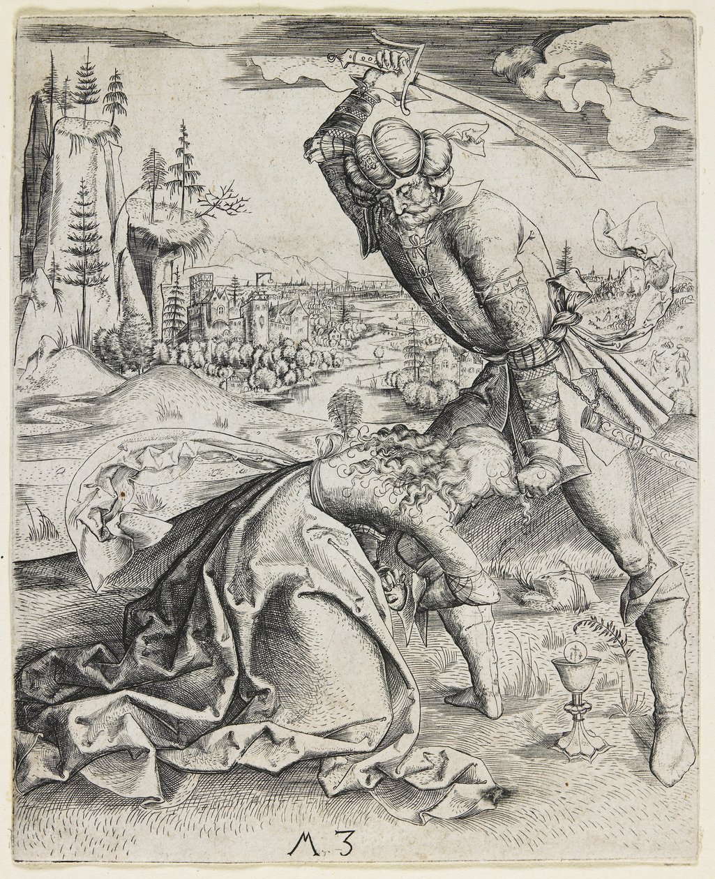 Décapitation de Sainte Barbe, vers 1501 - Master MZ
