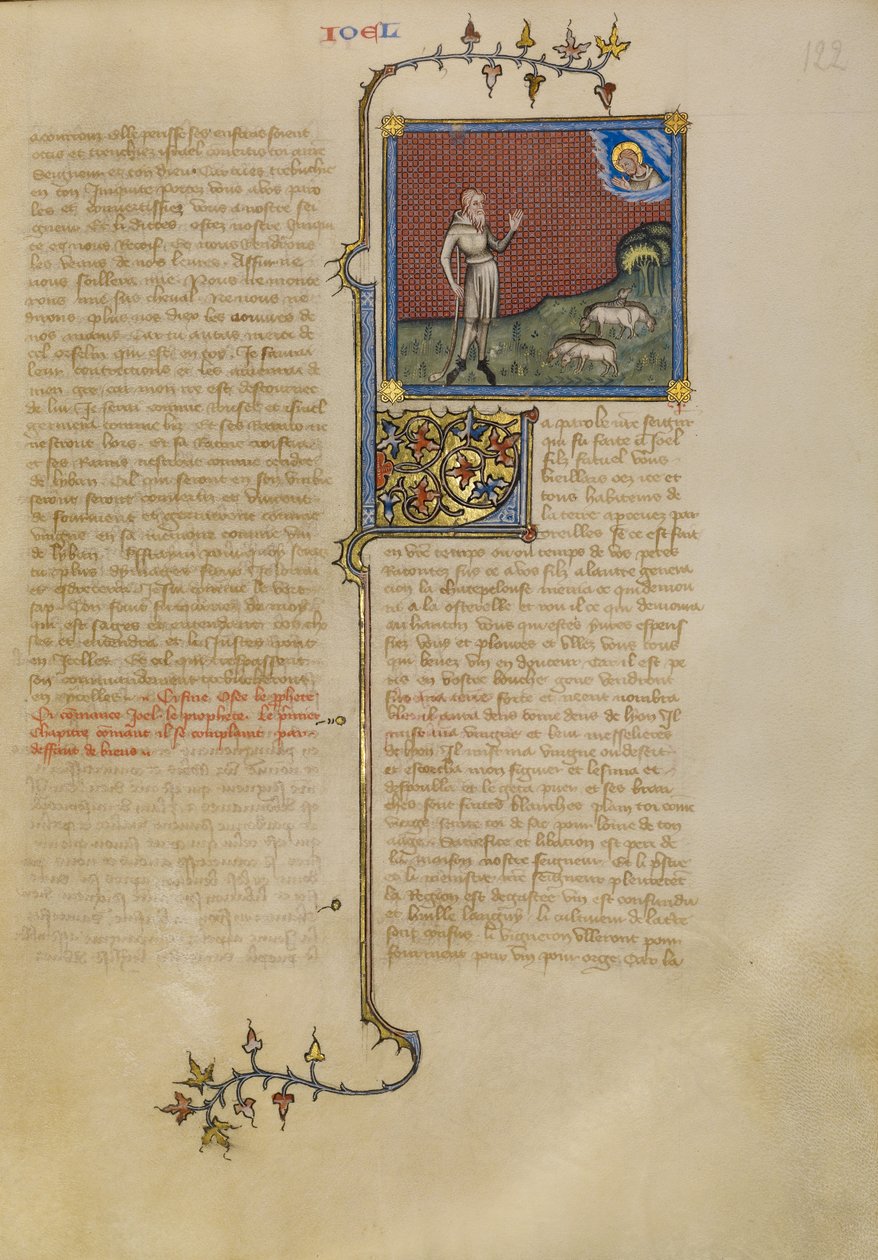 Dieu parle à Joël - Master of Jean de Mandeville