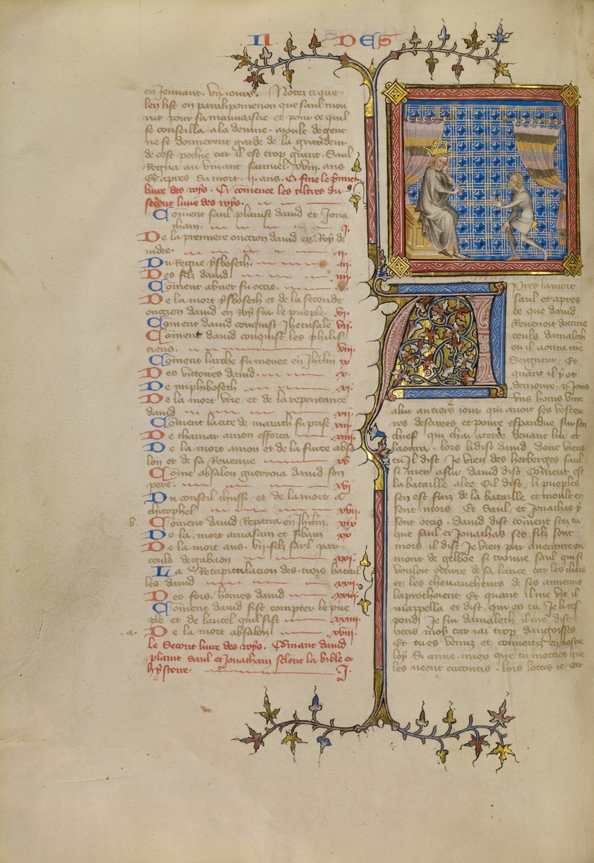 Saül avant Samuel - Master of Jean de Mandeville