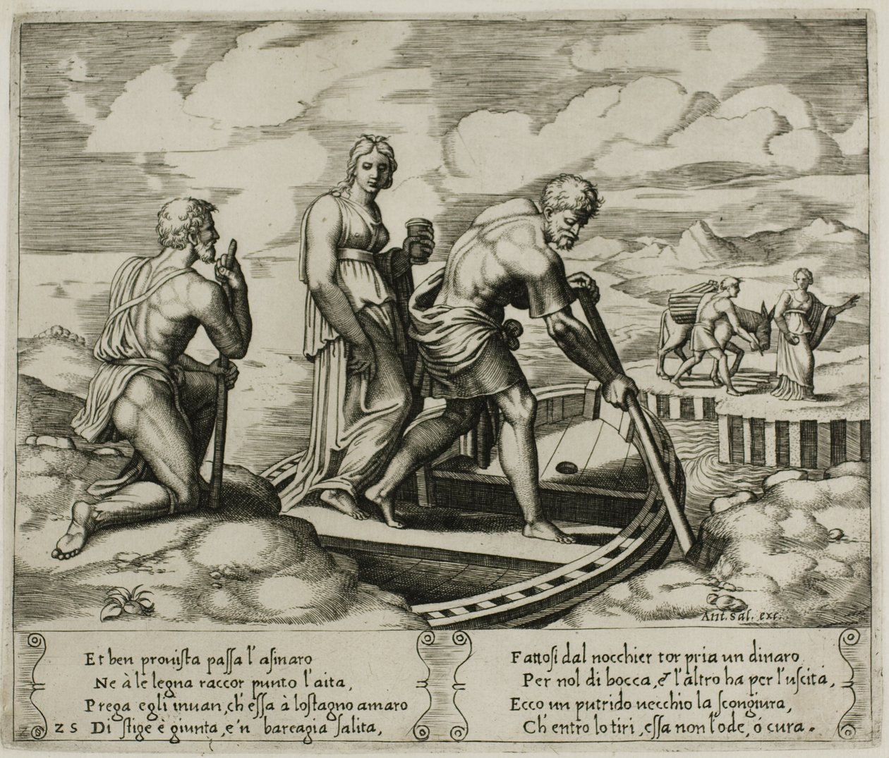 Psyché embarque dans la barque de Charon - Master of the Die