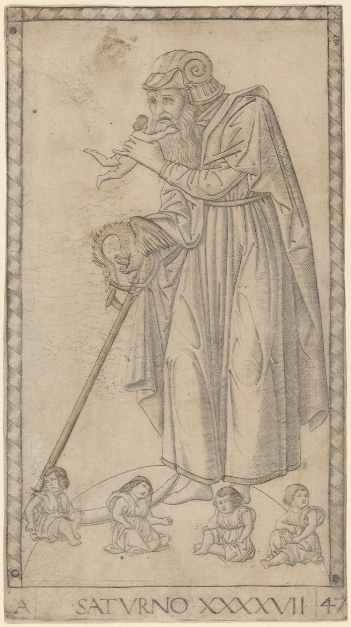 Saturne - Master of the E Series Tarocchi