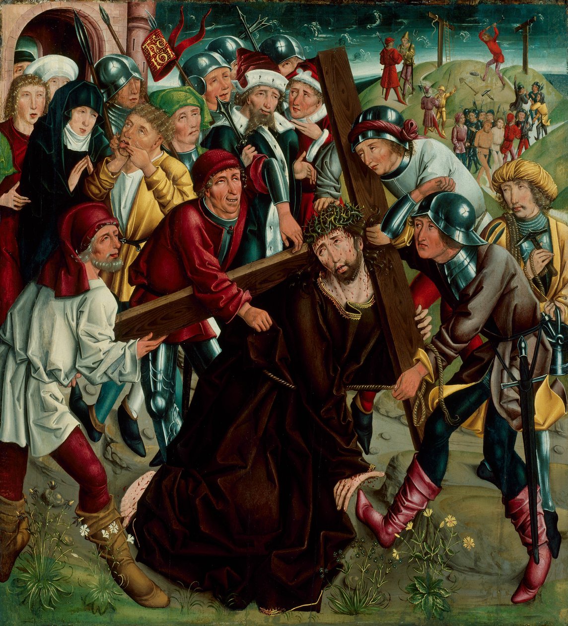 Le Christ portant la croix - Master of the Freising Visitation