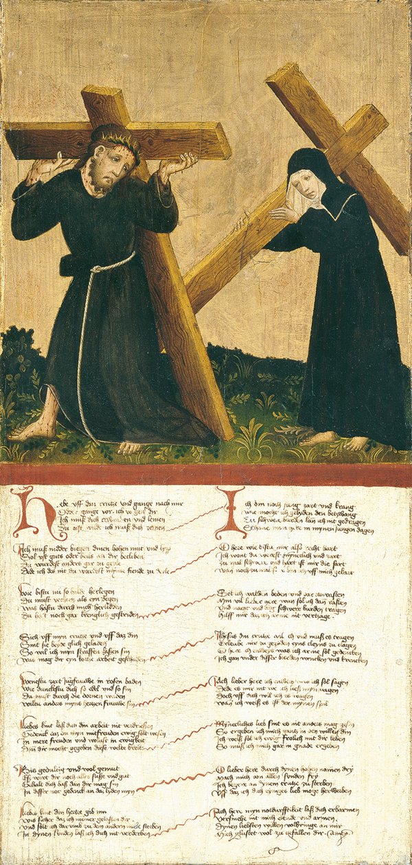 Le Christ portant la croix - Master of the Middle Rhine