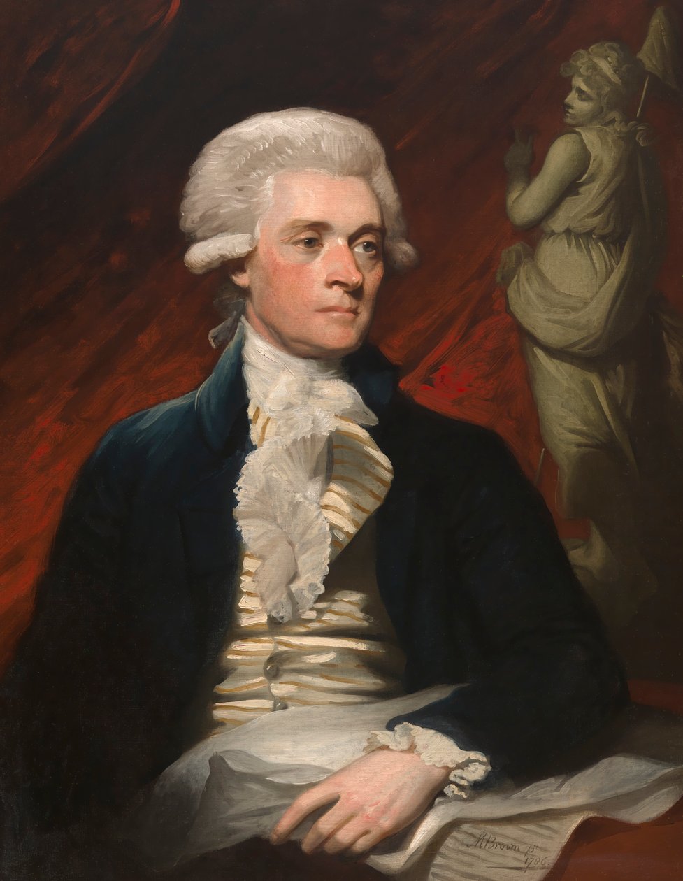 Thomas Jefferson, 1786 - Mather Brown