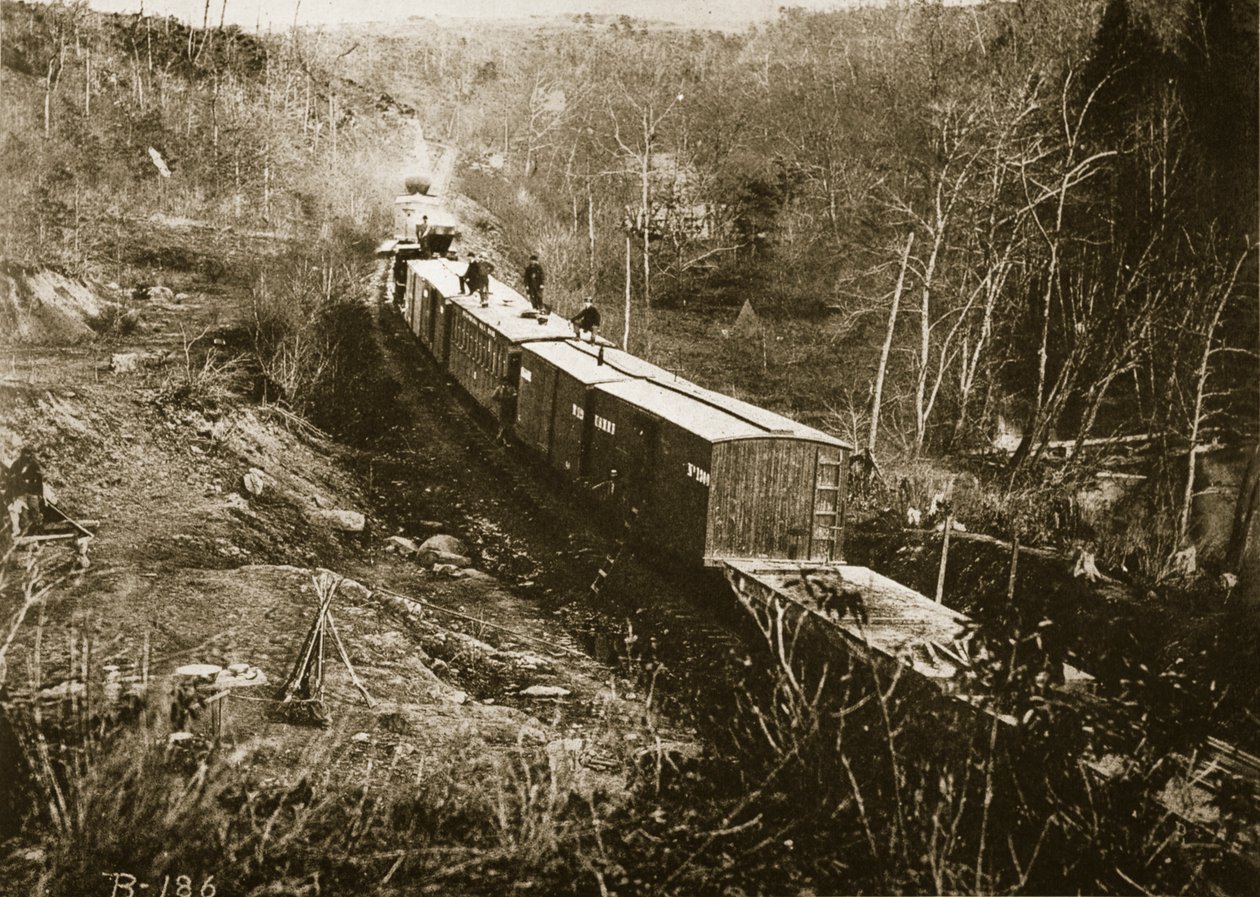 Un train de ravitaillement de l