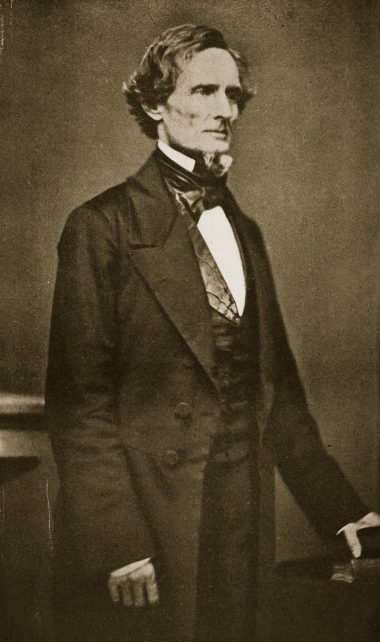 Jefferson Davis, Président de la Confédération sudiste, 1859-60 - Mathew B. Brady