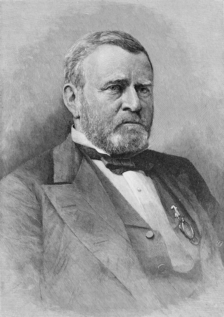 Général Ulysses Simpson Grant, gravé d