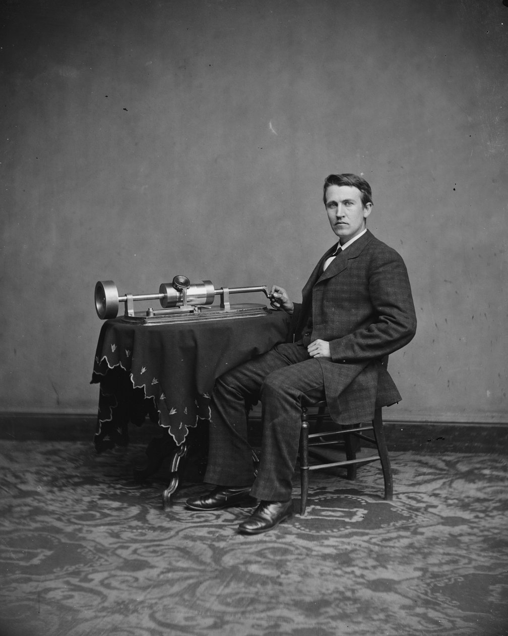 Thomas Edison, vers 1877-8 - Mathew B. Brady