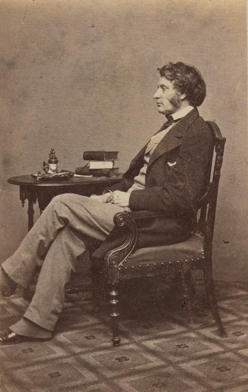 Carte-de-visite portrait de Charles Sumner, années 1860 - Mathew Brady