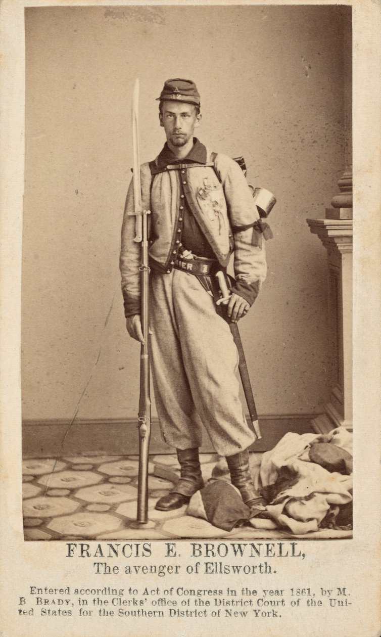 Francis E. Brownell, 1861 (photo) - Mathew Brady