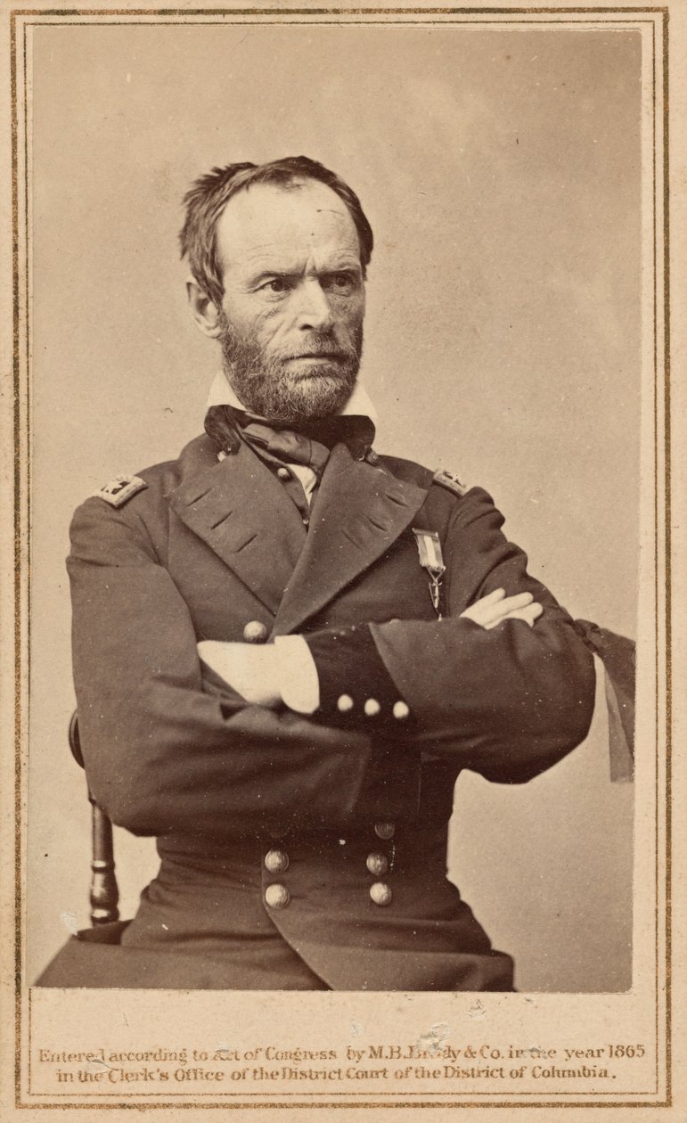 Général William Tecumseh Sherman, 1865 (photo) - Mathew Brady
