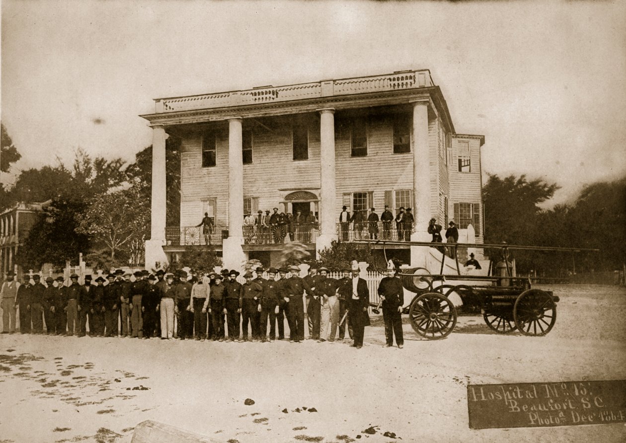 Hôpital no.15, Beaufort, Caroline du Sud, 1864 - Mathew B. Brady
