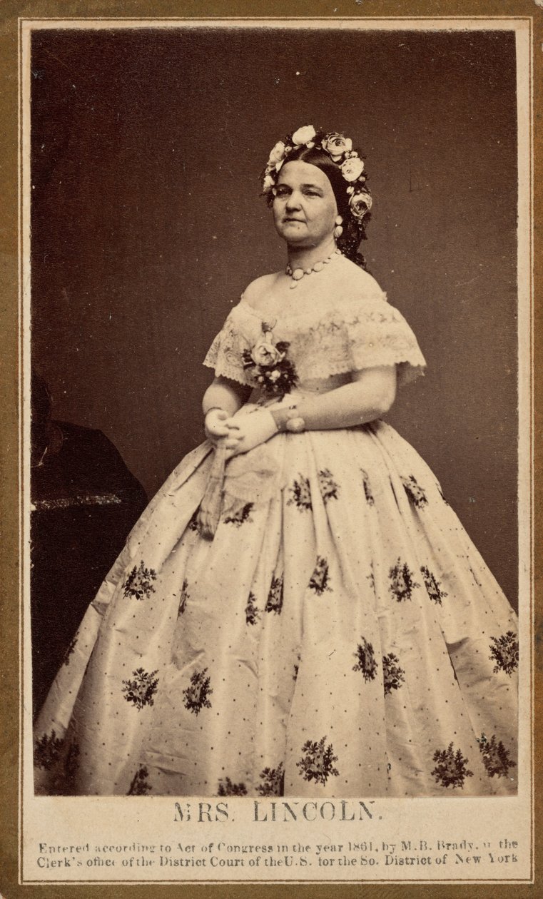 Mary Todd Lincoln, 1861 (photo) - Mathew Brady
