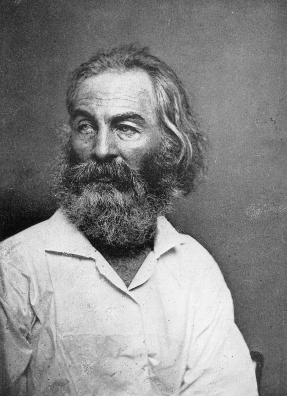 Walt Whitman 1819-1892, poète américain, vers 1880 - Mathew Brady