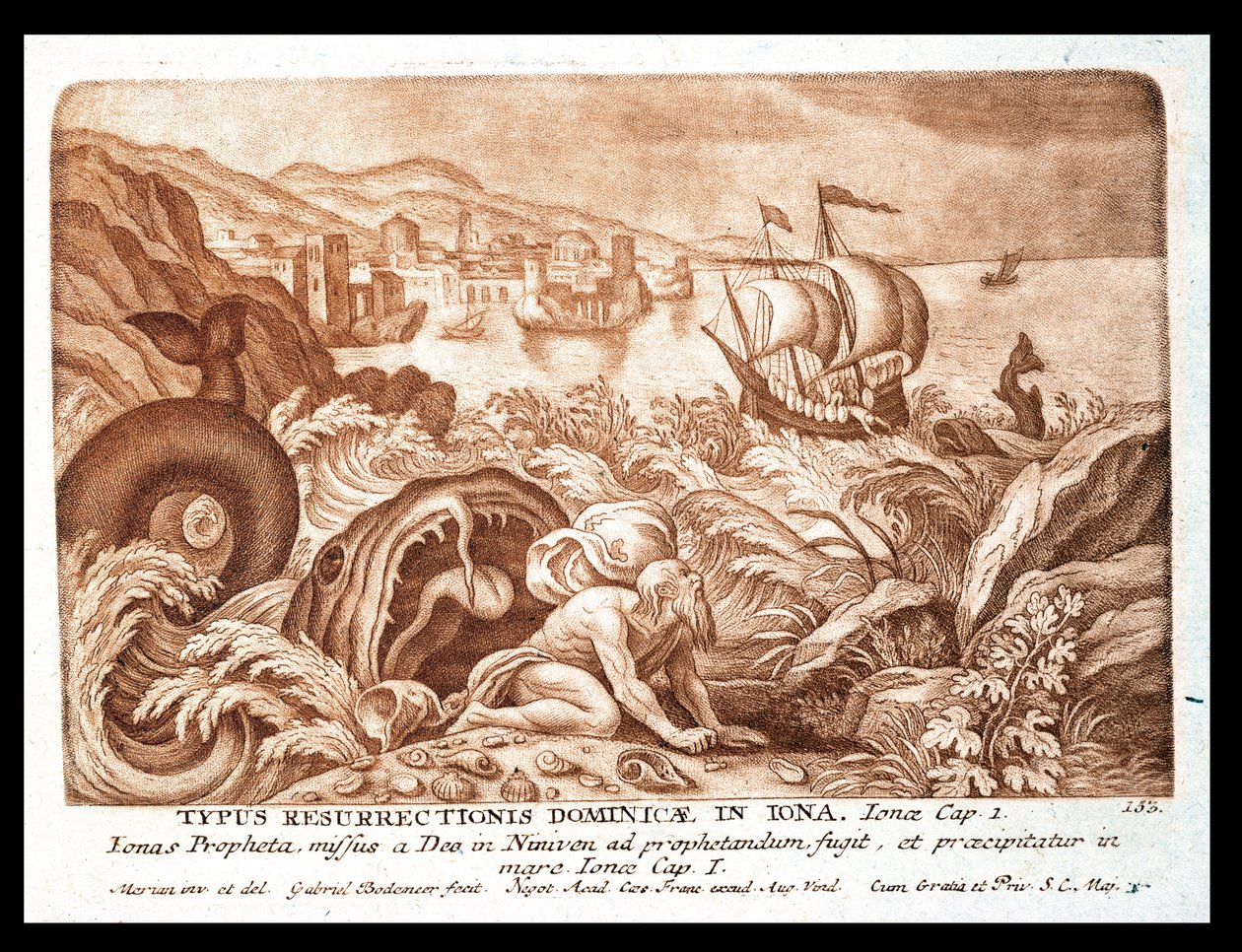Jonas et la baleine, illustration d