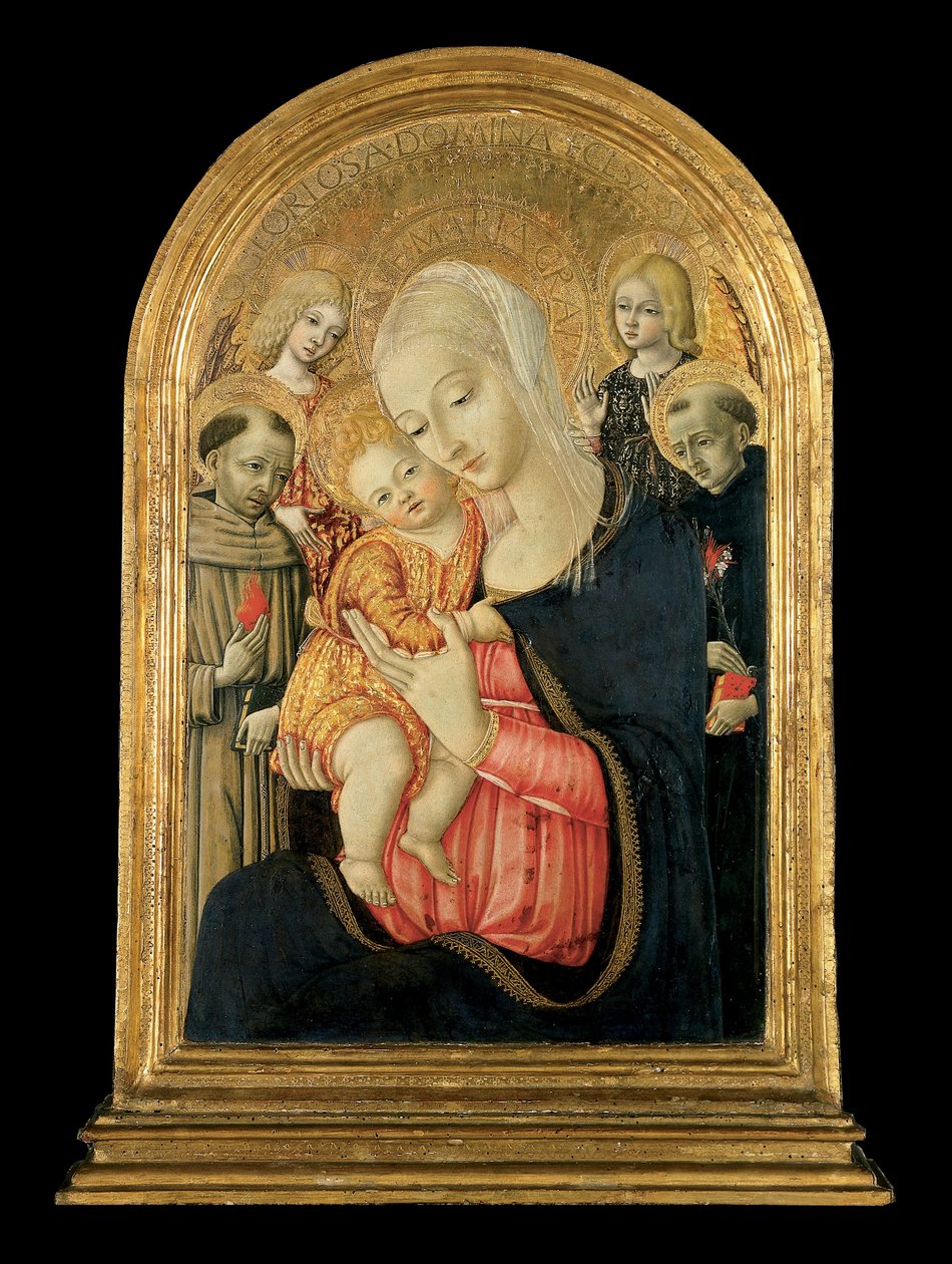 Madone et Enfant avec anges et saints - Matteo de Giovanni