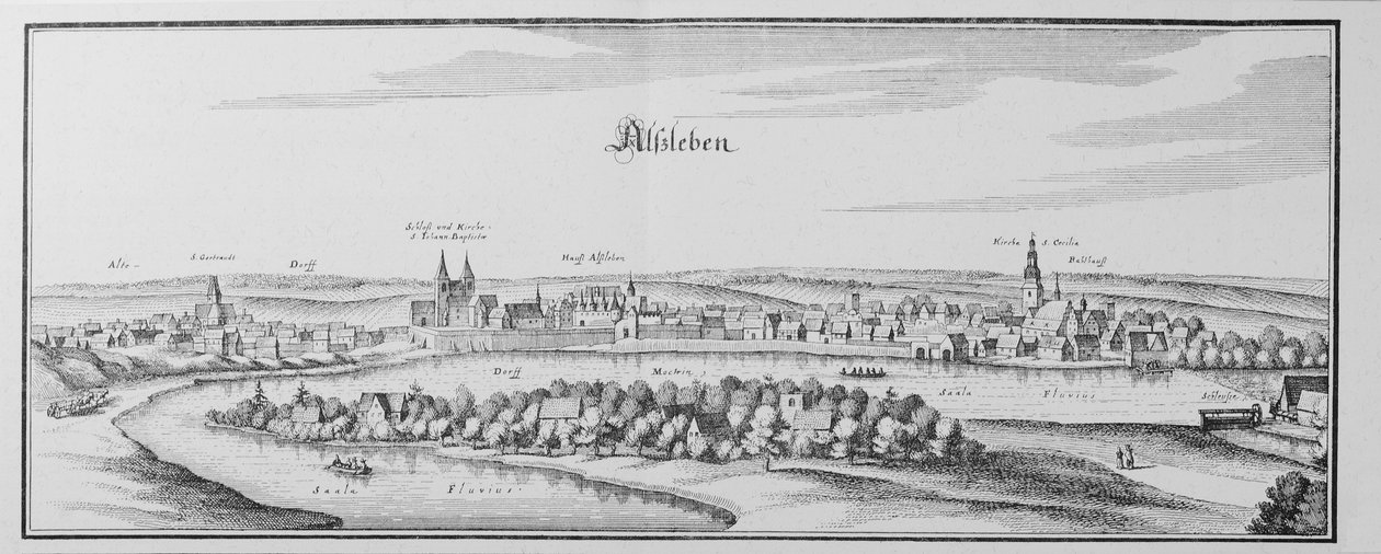 Alsleben - Matthaus Merian