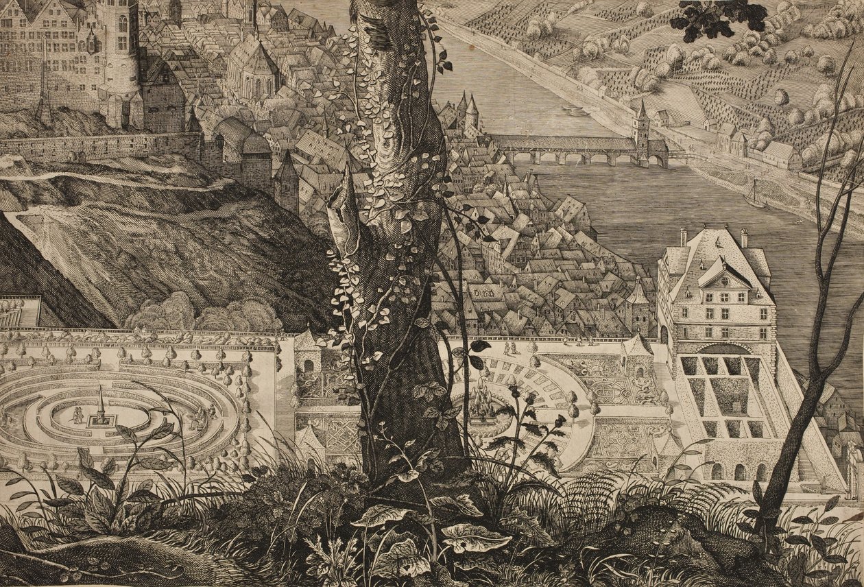 Hortus Palatinus. Jardin du château de Heidelberg - Matthäus Merian d.Æ.