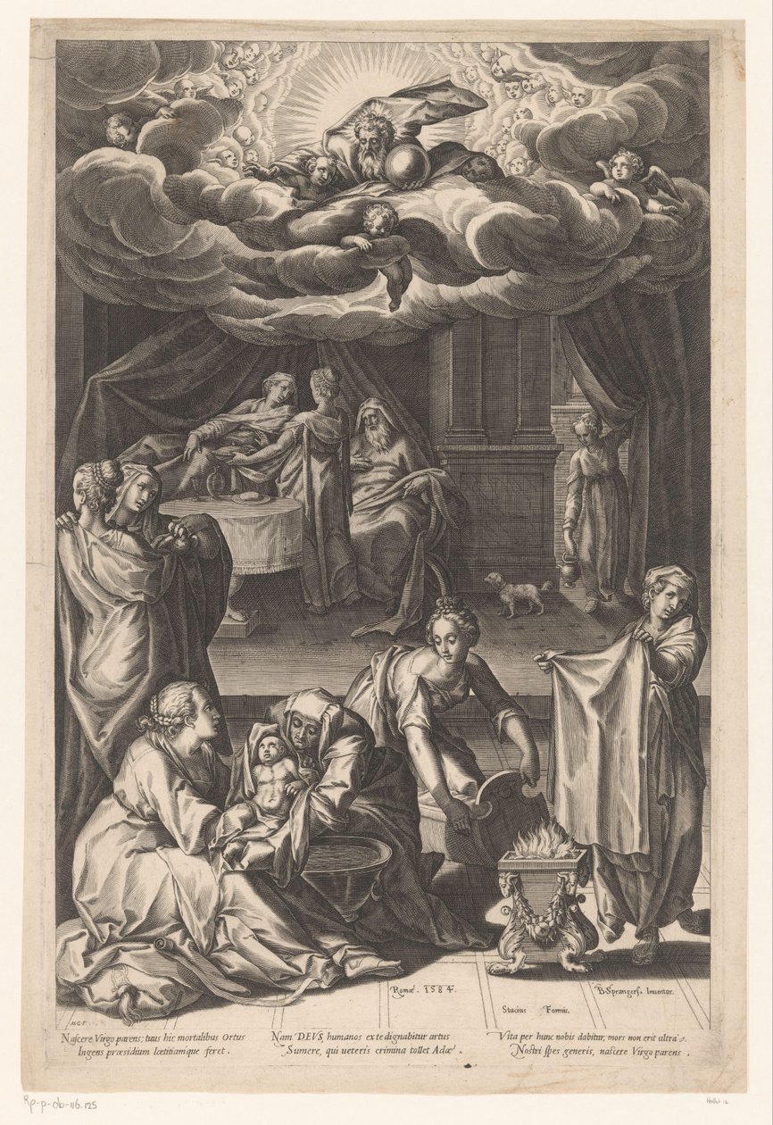 Naissance de la Vierge - Matthaus Greuter