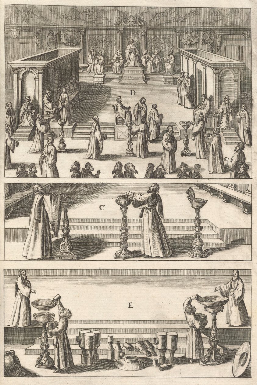 Planche de "Topographia Italiae", 1688 - Matthaus Merian