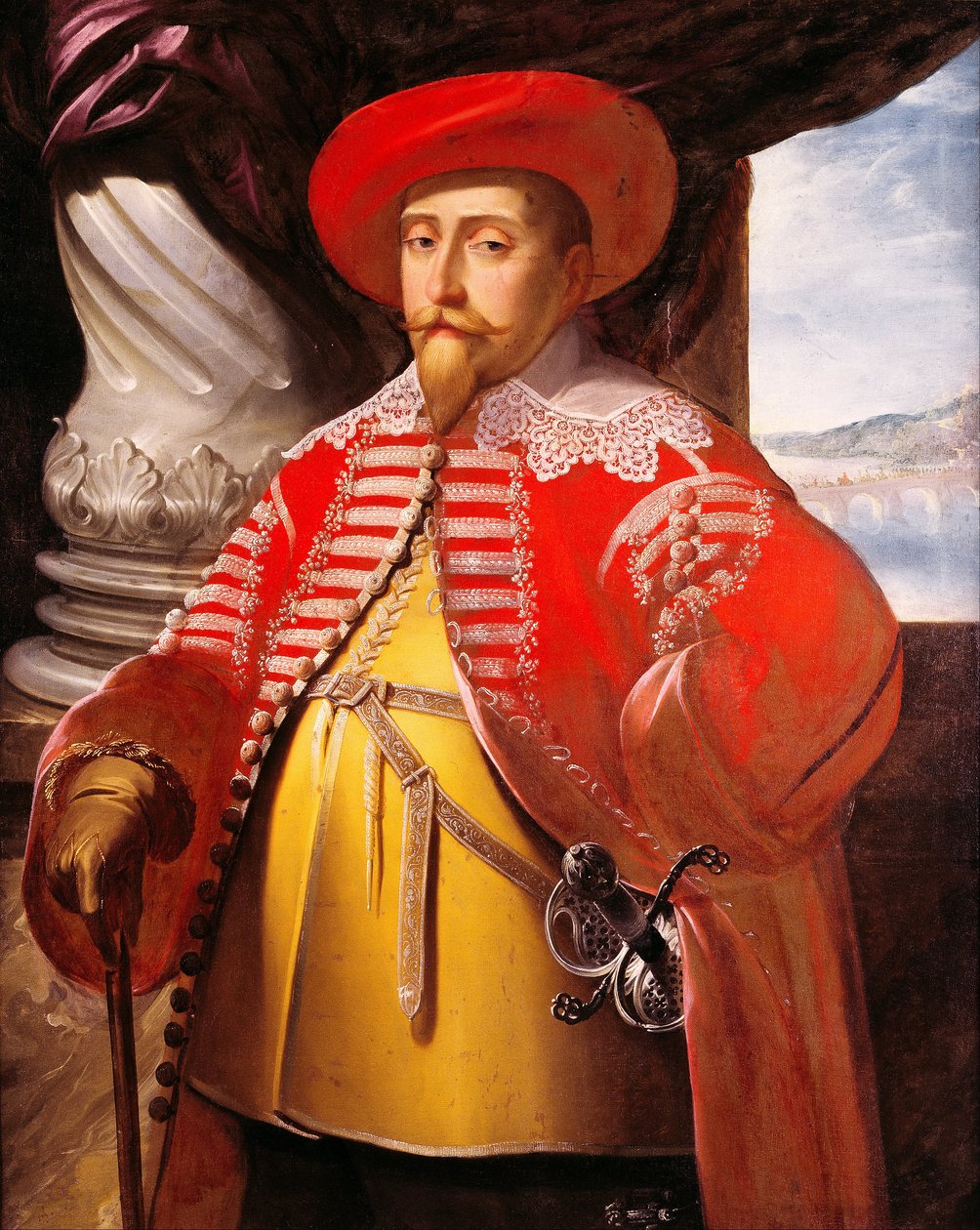 Portrait de Gustave-Adolphe - Matthaus Merian
