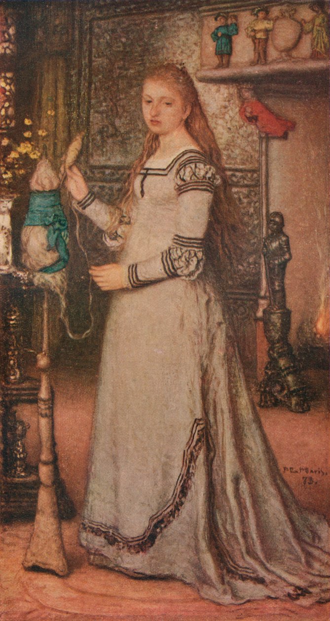 Fille avec un fuseau, vers 1873 - Matthijs Maris