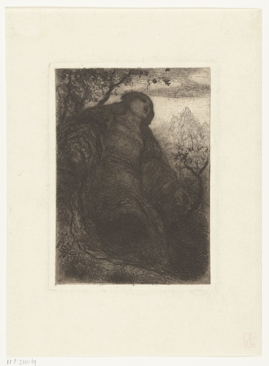 Femme sous un arbre - Matthijs Maris