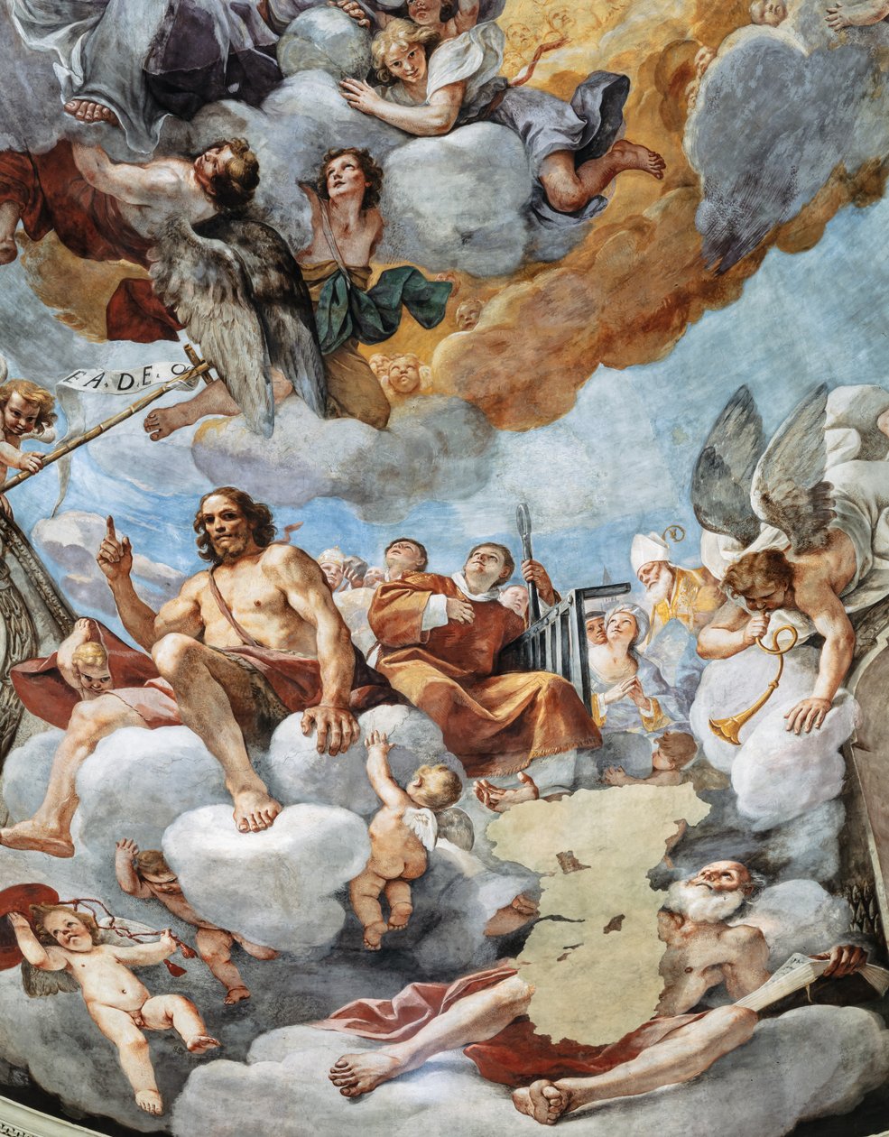 Paradis (détail) - Mattia (1613 99) Preti