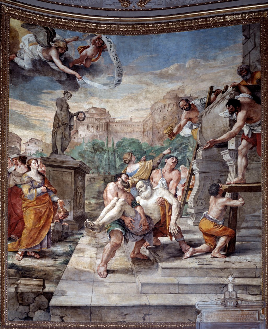 Mise au tombeau de Saint André - Mattia Preti