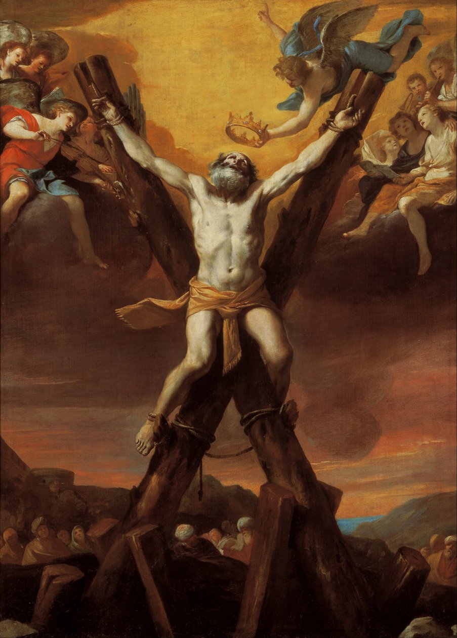 La crucifixion de Saint-André - Mattia Preti