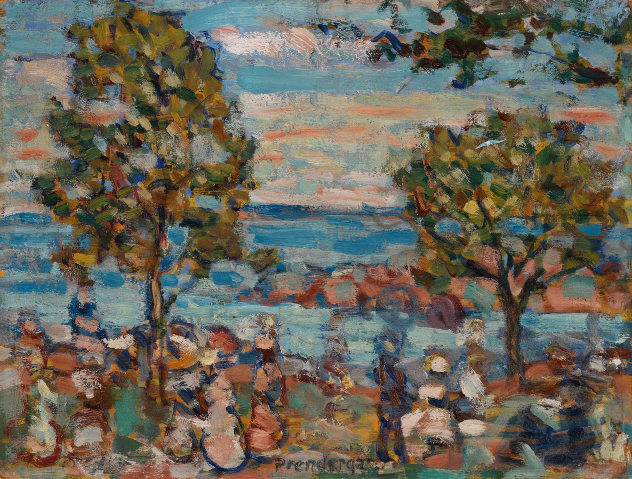 Scène de plage - Maurice Brazil Prendergast