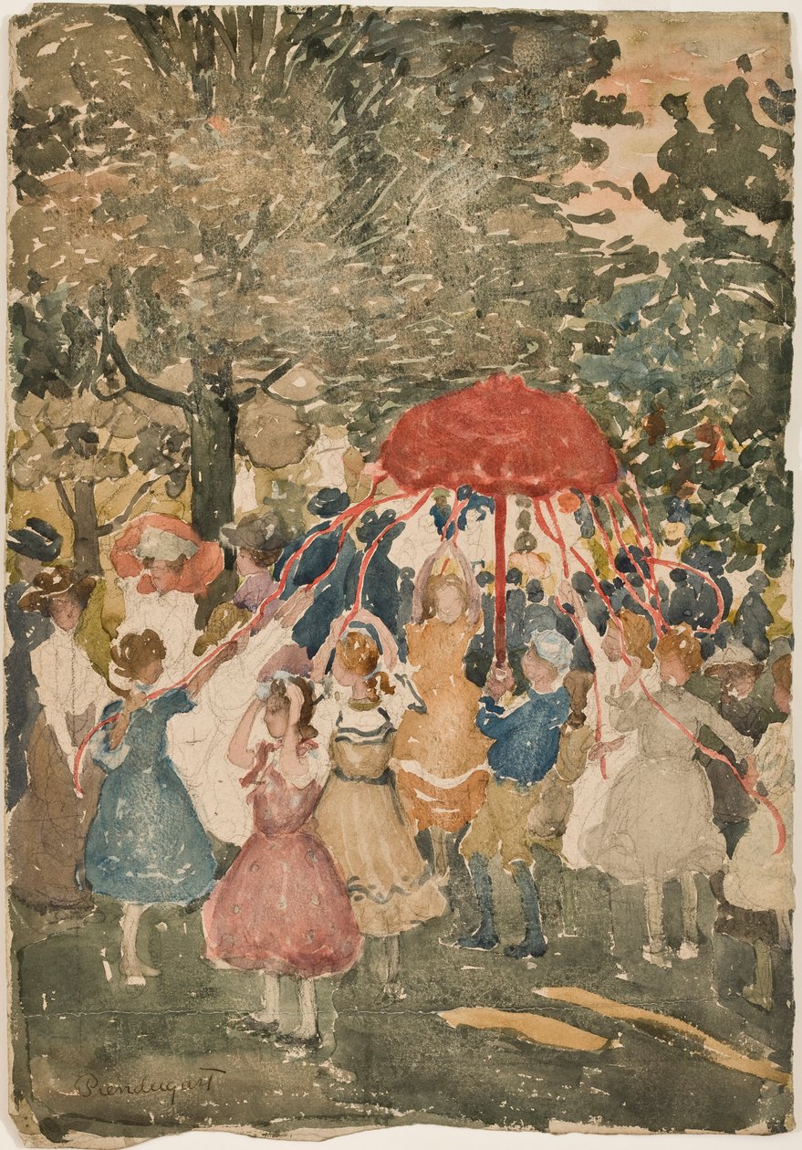 Maypole, 1902 - Maurice Brazil Prendergast