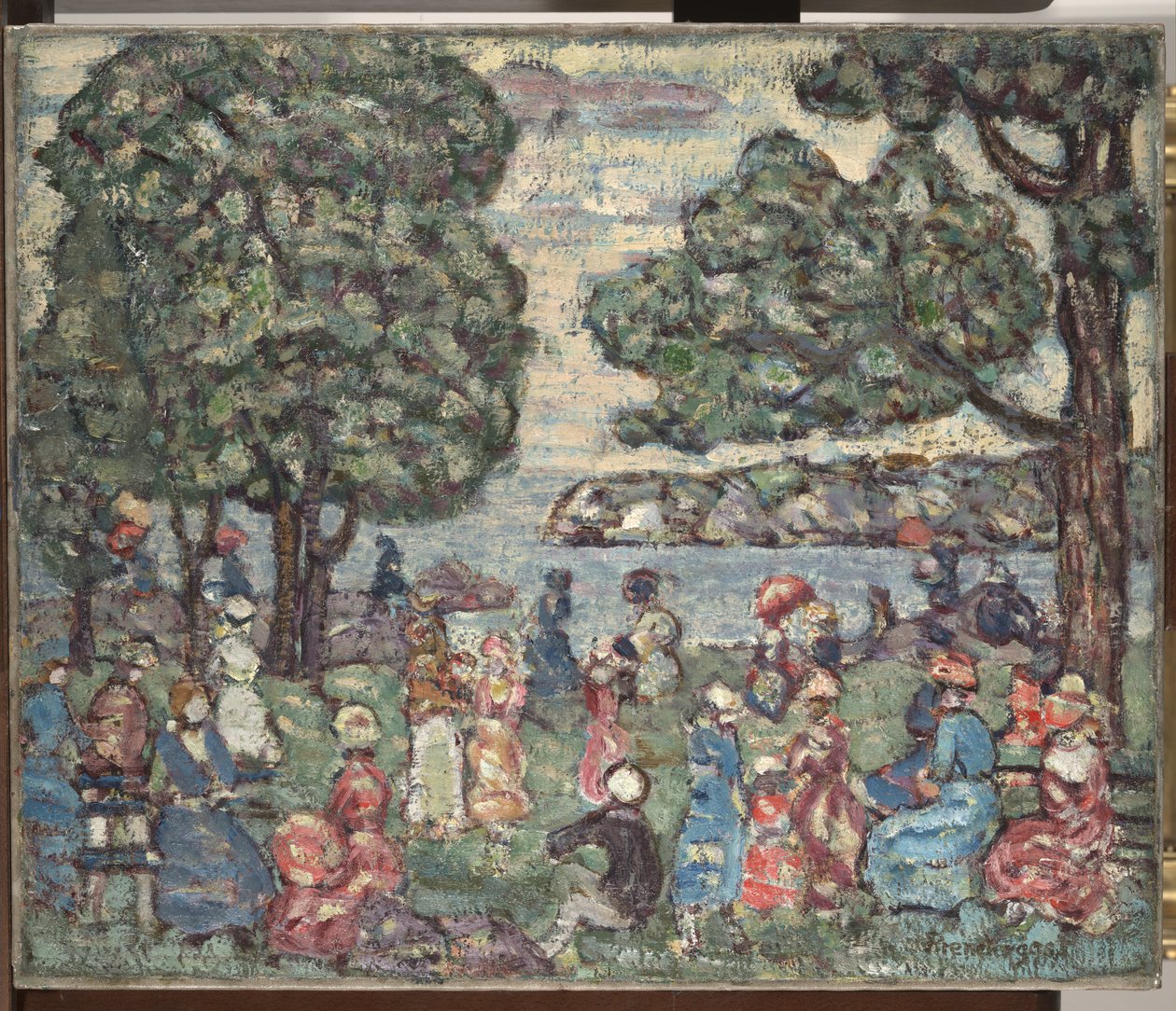 Scène de parc, 1915 - Maurice Brazil Prendergast