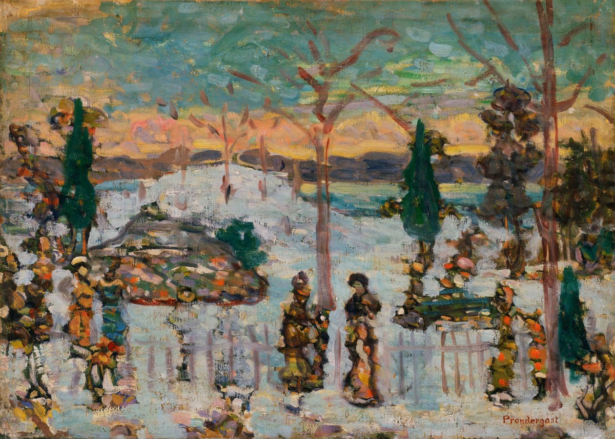 Neige en avril - Maurice Brazil Prendergast