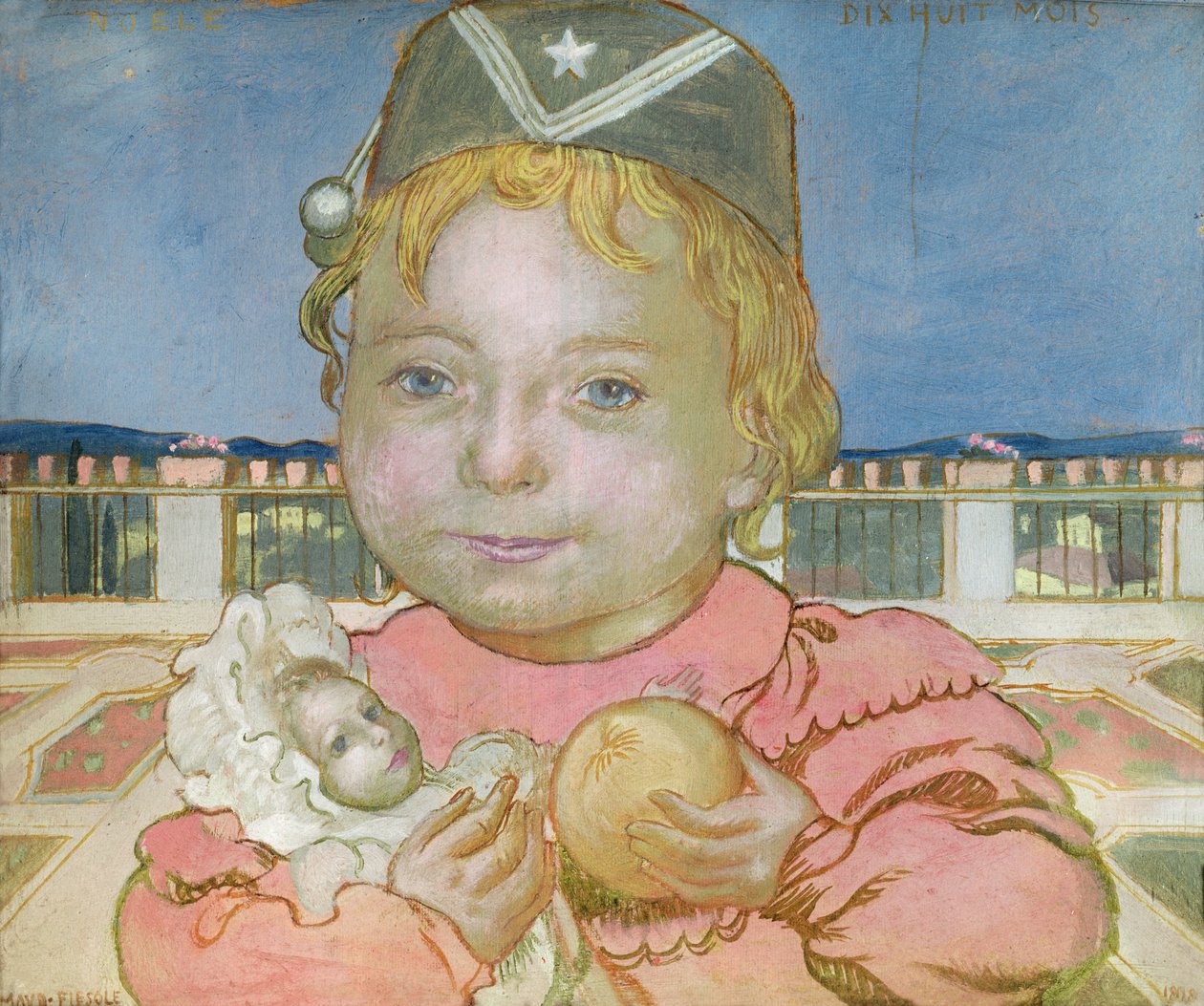 Noëlle à Fiesole, 1898 - Maurice Denis