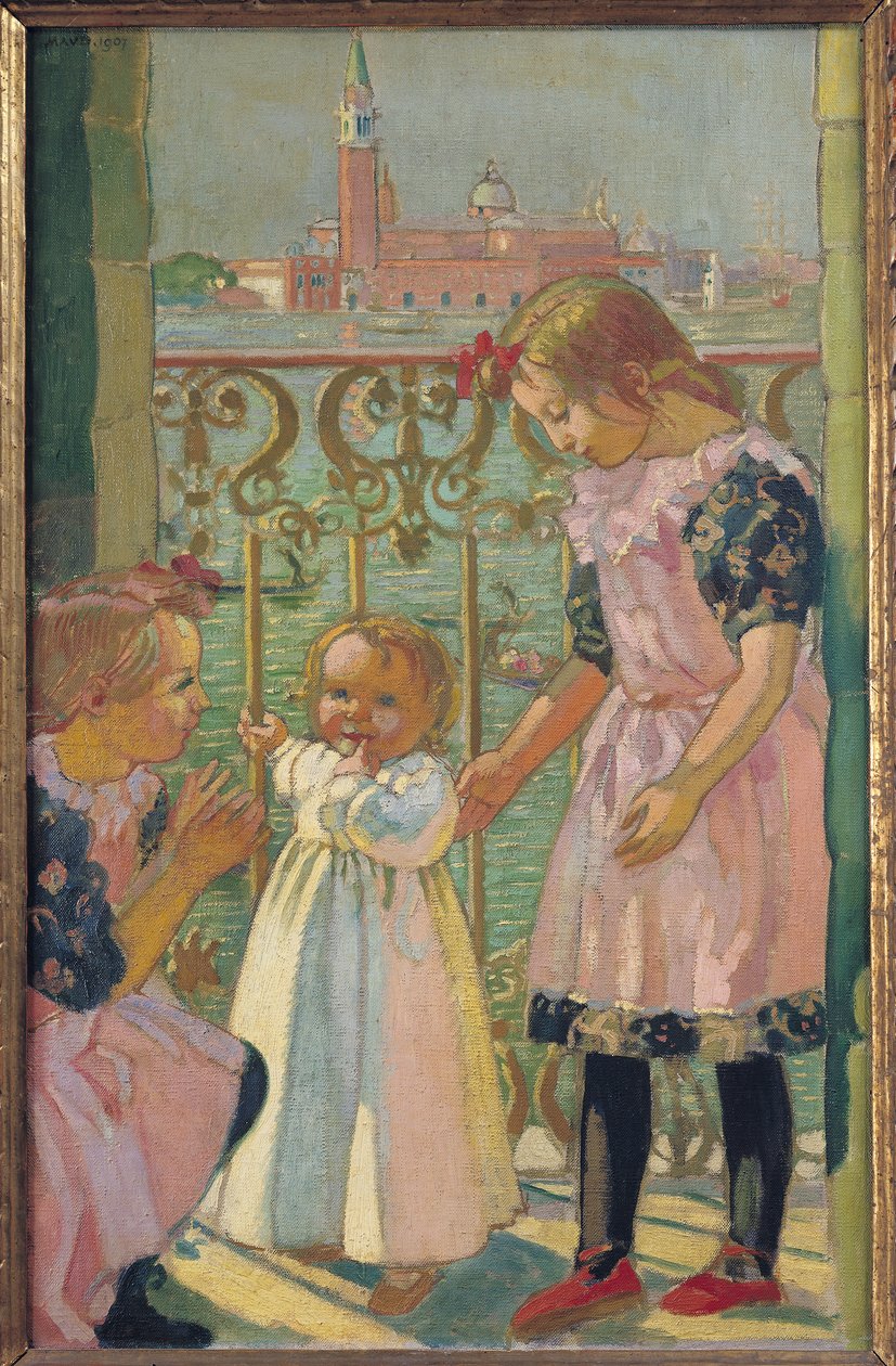 Sur un balcon vénitien - Maurice Denis