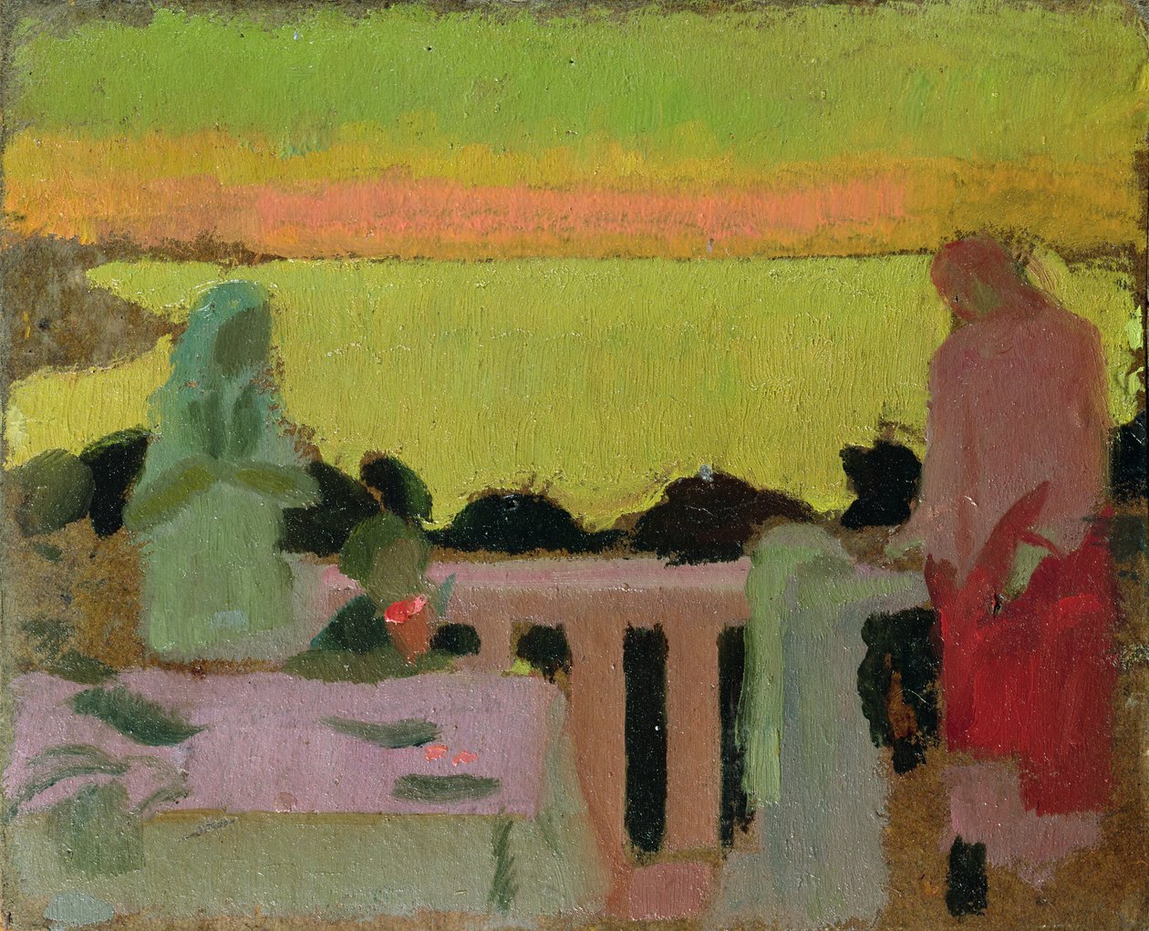 Sur le balcon à Silencio, ou Marthe et Marie en silence, c.1917 - Maurice Denis