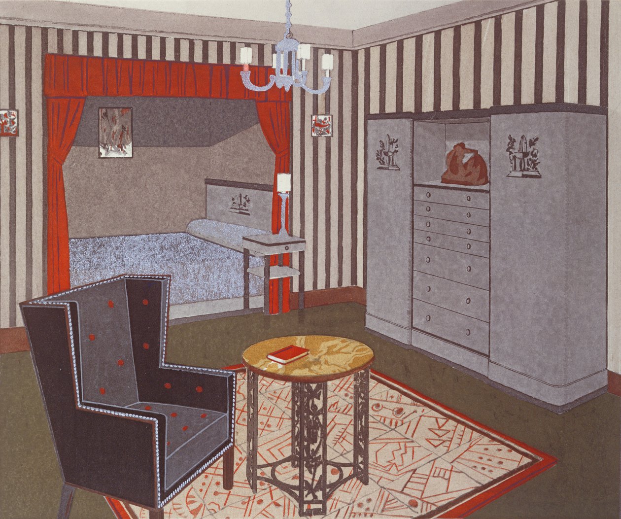 Chambre pour un jeune homme, 1925 - Maurice Guillemard