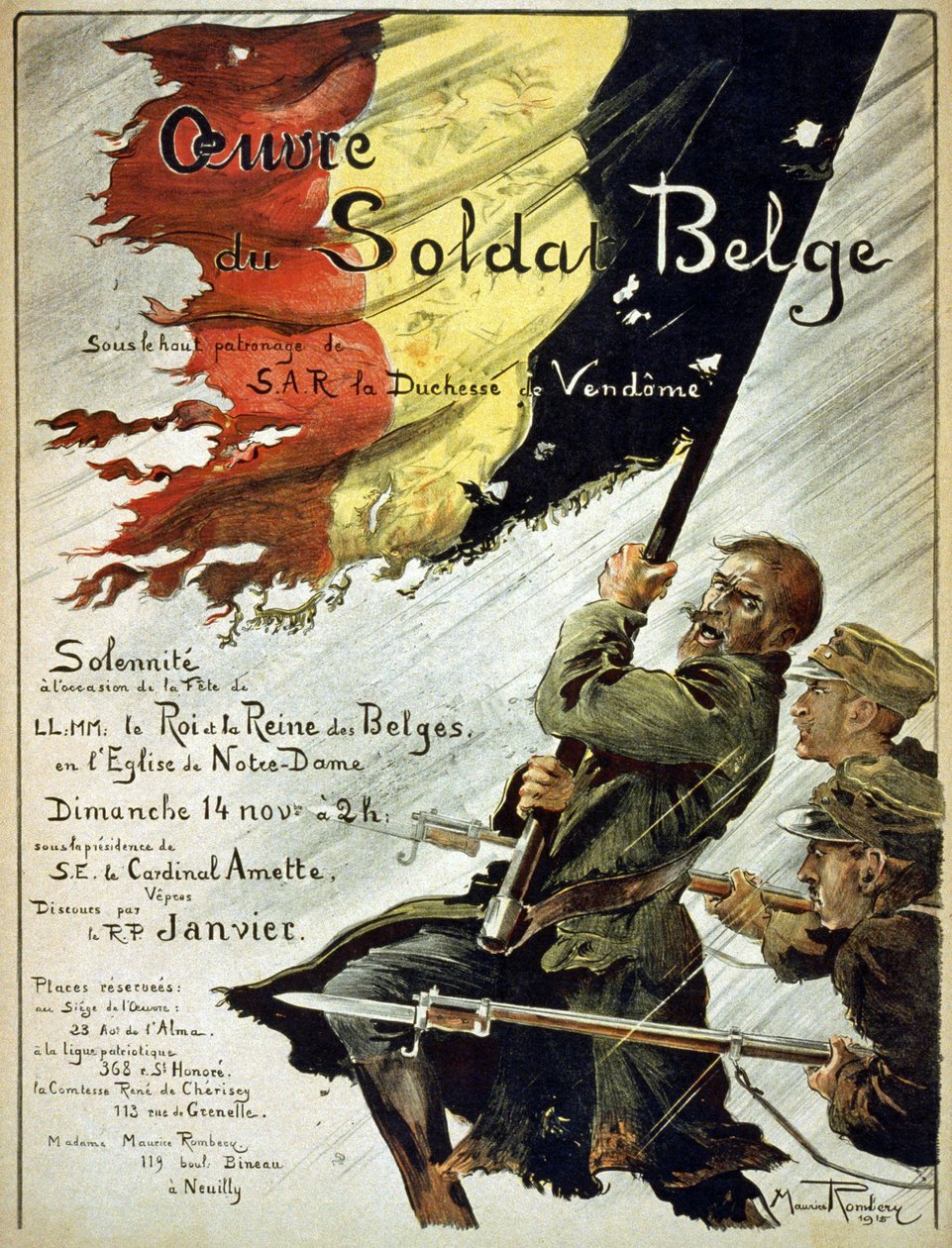 Association du soldat belge, 1915 - Maurice Romberg