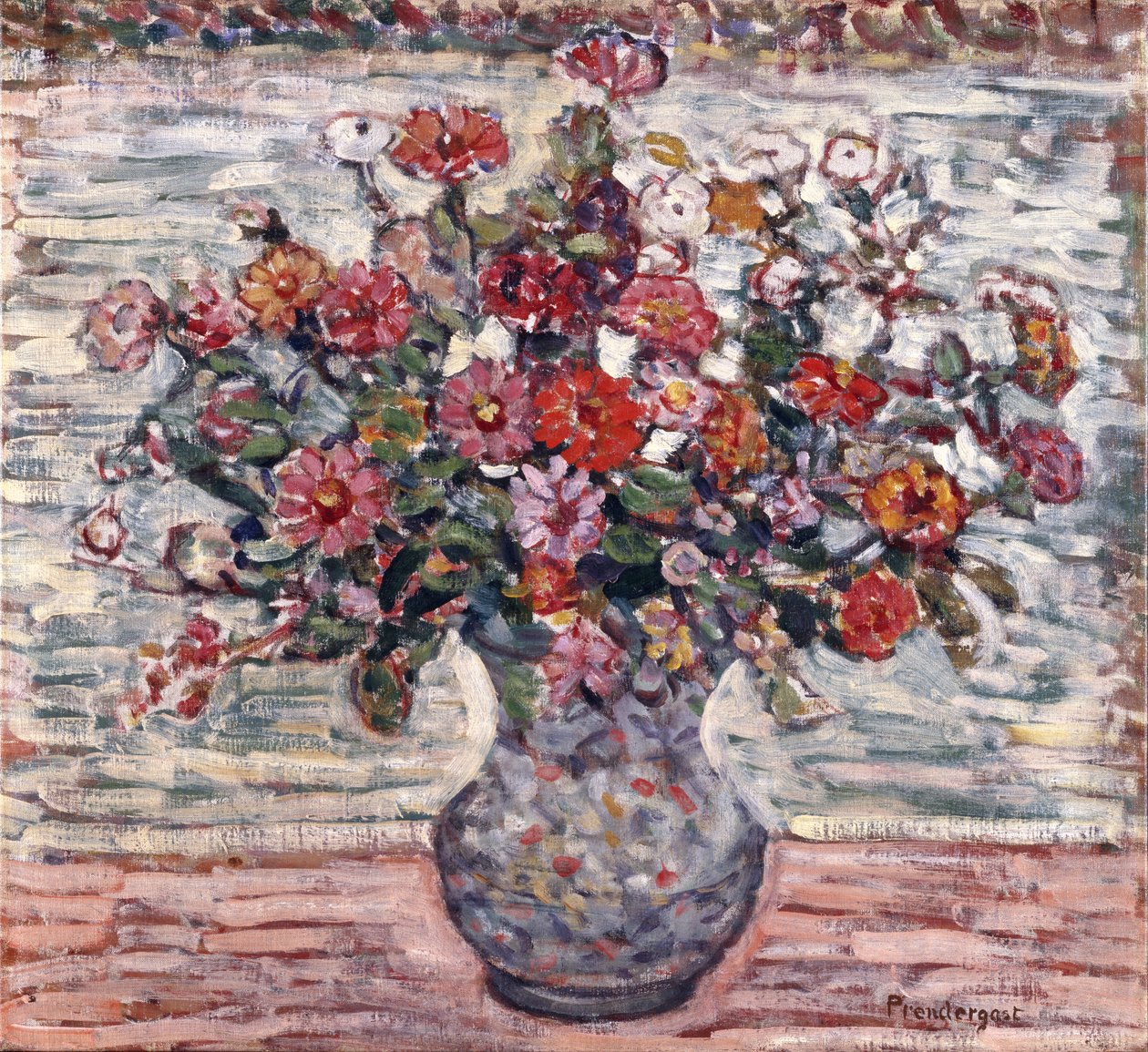 Fleurs dans un vase - Maurice Brazil Prendergast