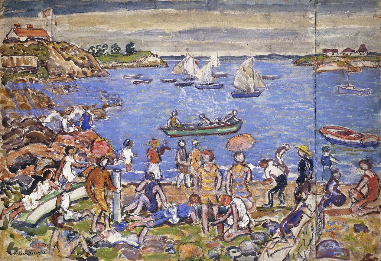 Près de Gloucester - Maurice Brazil Prendergast
