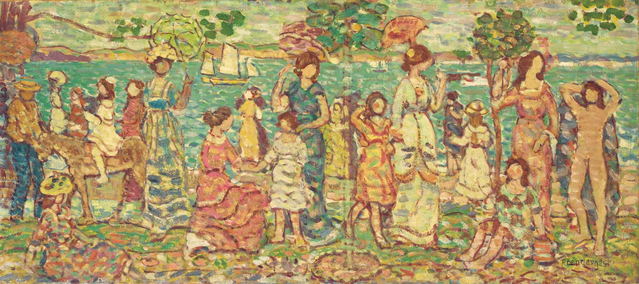 Promenade, c.1914-15 - Maurice Brazil Prendergast