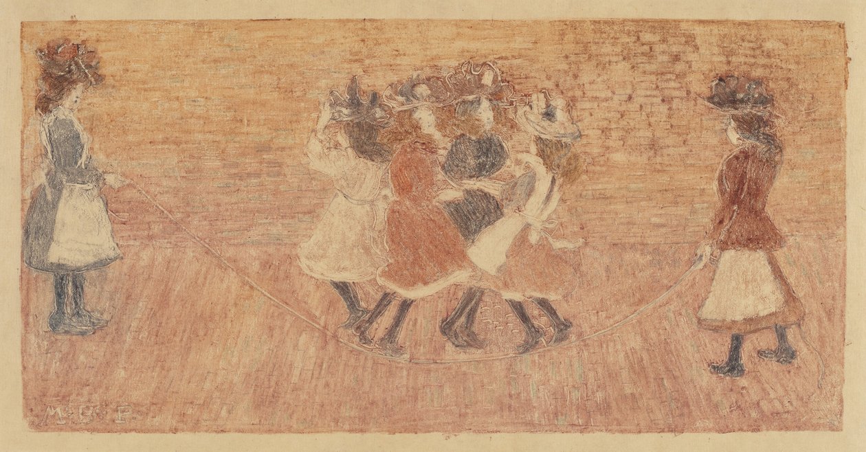 Corde à sauter, 1892-1895 - Maurice Brazil Prendergast