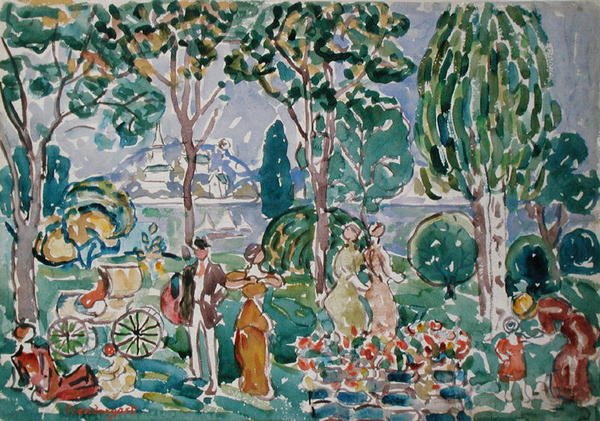 Le parc, Salem - Maurice Brazil Prendergast