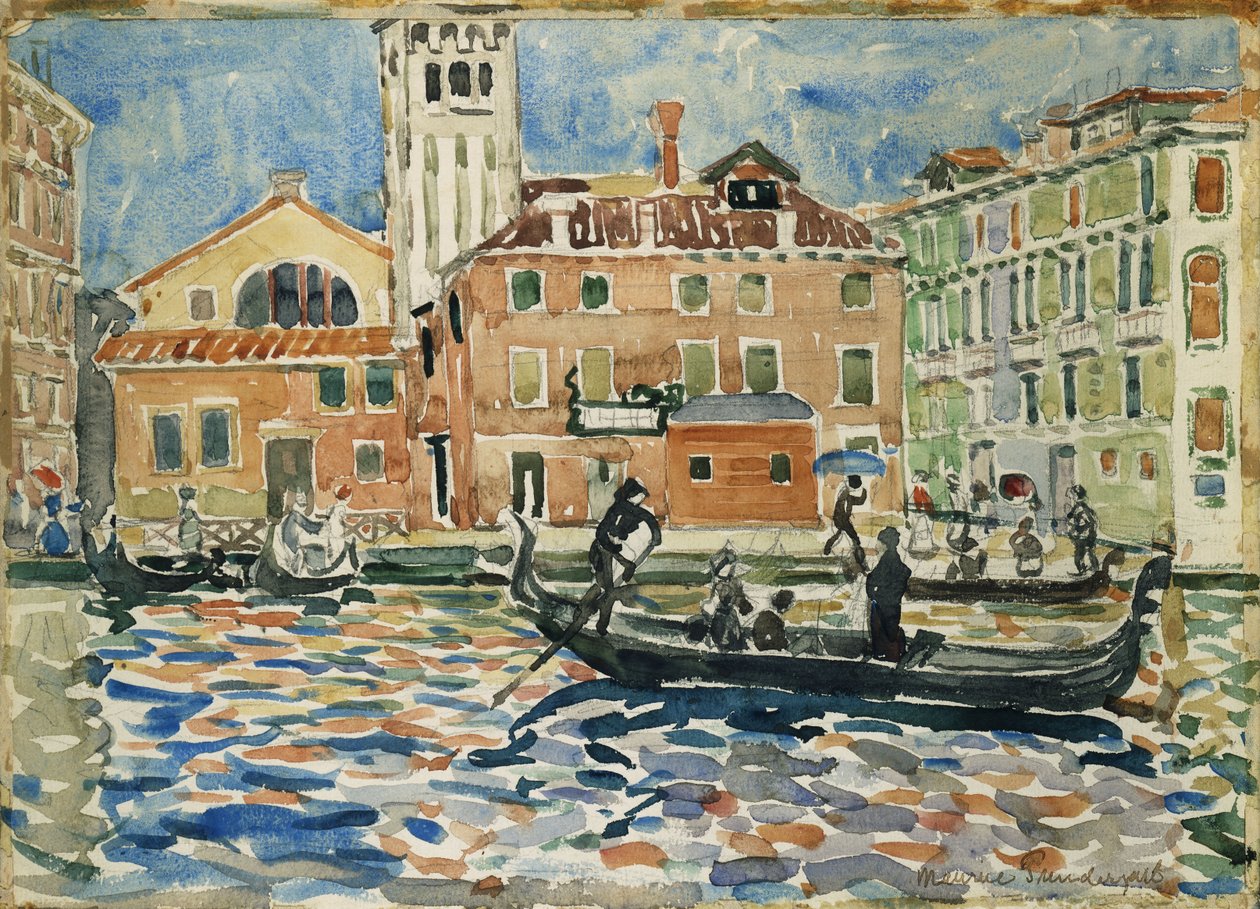 Venise, c.1909 - Maurice Brazil Prendergast