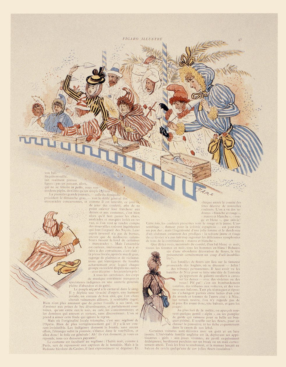 Carnaval de Nice, 1894 - Maurice Charles Mathieu Bonvoisin